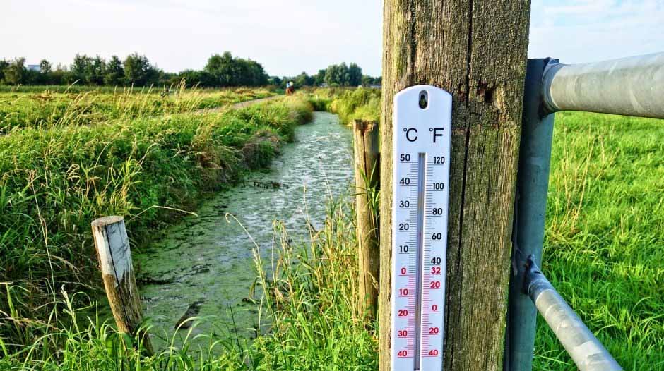 Which is the best place to put a thermometer outside