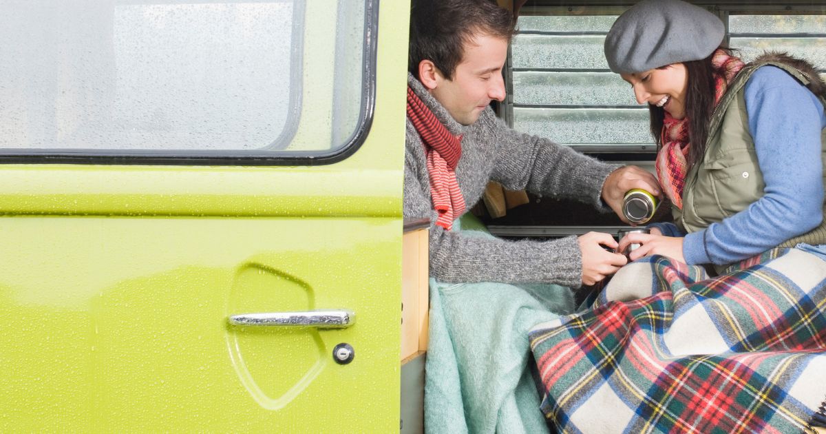 Warm in a Small Cozy Van